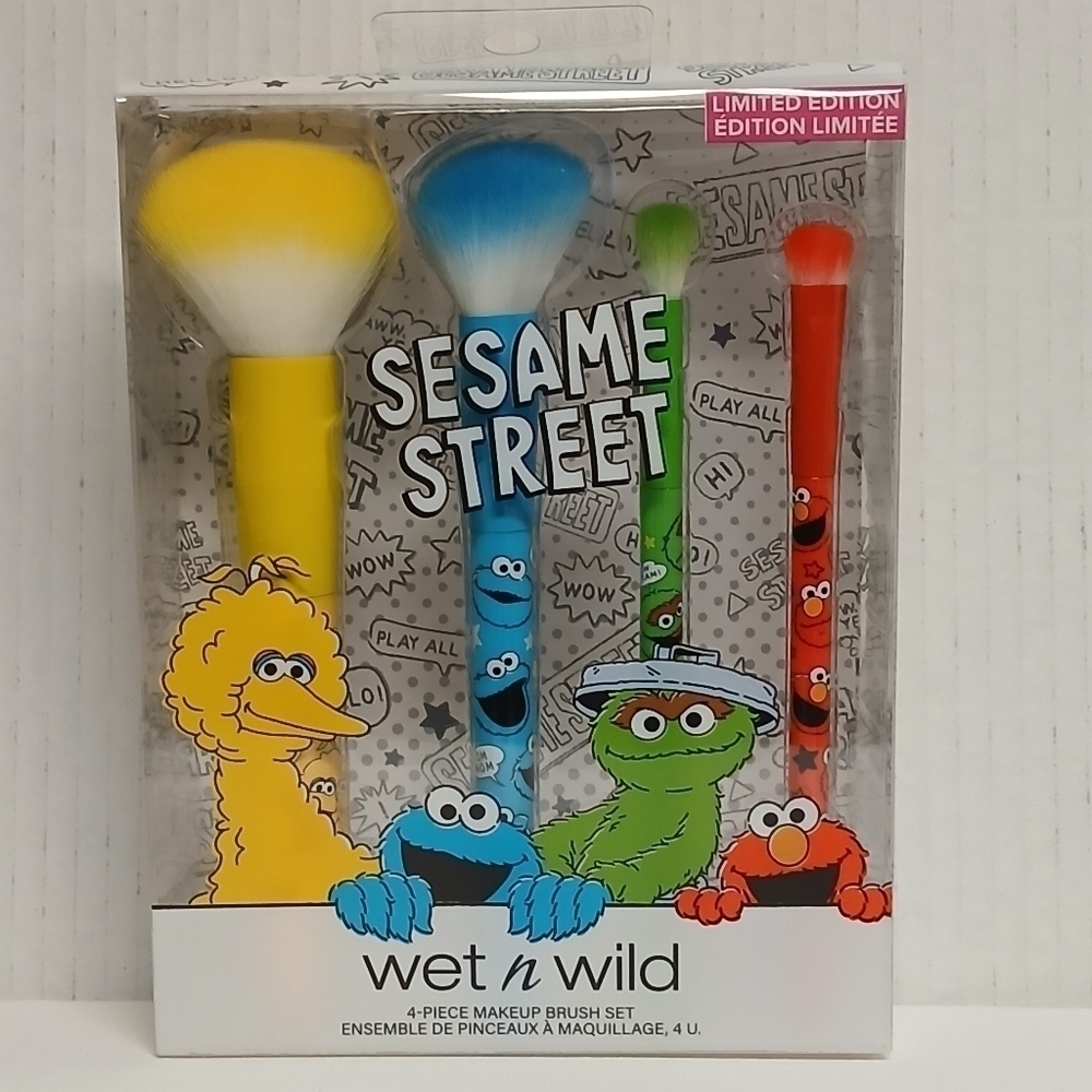 Wet N Wild Sesame Street 4 Piece Makeup Brush Set - Picture 3 of 8